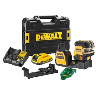 DeWalt DCE825D1G18-QW akumulatorowy samopoziomujący laser krzyżowy 12V/18V 1x2,0Ah Li-Ion z zieloną wiązką lasera w walizce - Poziomice laserowe - miniaturka - grafika 1