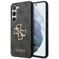 Etui i futerały do telefonów - Etui GUESS 4G Big Metal Logo do Samsung Galaxy S24+ Czarny - miniaturka - grafika 1