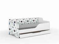 Łóżeczka i kojce - Łóżko dziecięce LILU 160x80 KOSMOS-komplet - miniaturka - grafika 1