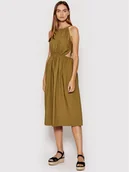 Sukienki - Sisley Sukienka letnia 4JOZLV00U Brązowy Regular Fit - miniaturka - grafika 1