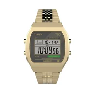 Zegarki męskie - Zegarek Timex T80 TW2V74300 Złoty - miniaturka - grafika 1