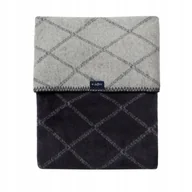 Koce - Womar Womar Koc 100% bawełna 75X100 Krata grafit/szary 5902745540795 - miniaturka - grafika 1