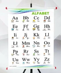 Plansza- Alfabet - Pomoce naukowe - miniaturka - grafika 1
