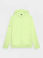 Bluzy sportowe męskie - Męska bluza dresowa rozpinana 4F 4FRAW24TSWSM1823 - zielona - miniaturka - grafika 1