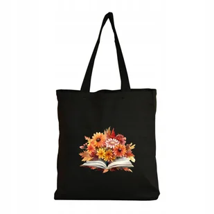 Eko Torba Bawełniana na ramię Shopper Eco Torebka Zakupy Kwiaty bukiet - Torby i wózki na zakupy Eko Torba Bawełniana na ramię Shopper Eco Torebka Zakupy Kwiaty bukiet - Torby i wózki na zakupy - miniaturka - grafika 1