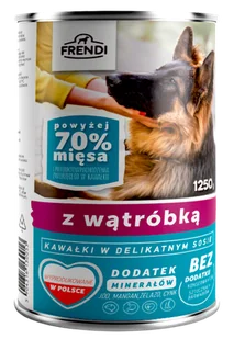 Frendi kawałki w delikatnym sosie z indykiem i wątróbką mix smaków 16x1250g - Mokra karma dla kotów - miniaturka - grafika 3
