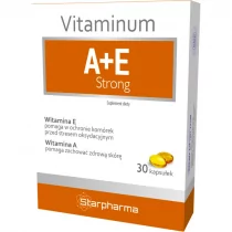 Starpharma Vitaminum A + E Strong 30 kapsułek - Witaminy i minerały - miniaturka - grafika 1