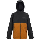 Kurtki i płaszcze dla chłopców - Kurtka dziecięca Regatta Hillain Warm Lined Rozmiar dziecięcy: 153-158 / Kolor: czarny/brązowy - miniaturka - grafika 1