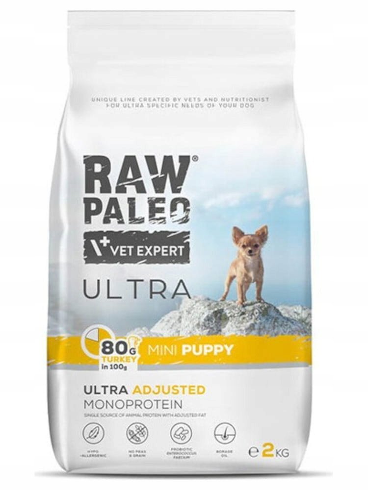 Vetexpert Raw Paleo Ultra Turkey Puppy Mini 2 kg