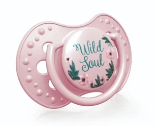 Lovi Smoczek silikonowy dynamiczny 3-6m 2 szt Botanic Girl 5901691817326 - Smoczki do butelek - miniaturka - grafika 1