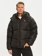 Kurtki męskie - Tommy Jeans Kurtka puchowa Alaska DM0DM19537 Czarny Loose Fit - miniaturka - grafika 1