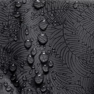 Obrusy i serwetki - Obrus Gaia Grafitowy Tłoczony Roślinny 140x200 owal AmeliaHome - TCLOTH/AH/GAIA/HMD/DARKGREY/O140X200 - miniaturka - grafika 1