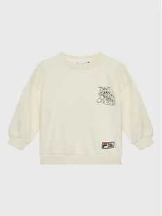 Fila Bluza Tawau 771200 Beżowy Oversize - Odzież sportowa dziecięca - miniaturka - grafika 1