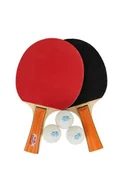 Tenis stołowy - Zestaw Do Ping Ponga Tenisa Stołowego Paletki + Piłeczki Double Fish 036A - miniaturka - grafika 1