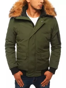 Kurtka męska zimowa zielona Dstreet TX3941-XXL - Kurtki męskie - miniaturka - grafika 1