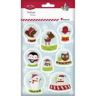 Pozostałe akcesoria dla plastyków - Titanum Naklejki Wypukłe Miękkie Kule Śnieżne Craft-fun Series - miniaturka - grafika 1