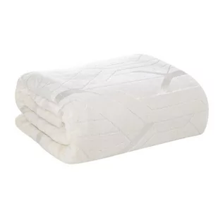 Eurofirany Euro Firany Koc 150 x 200 Flanelowy Ginko4 Krem 1217146 - Koce - miniaturka - grafika 1