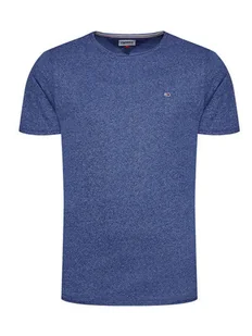 Tommy Jeans T-shirt męski niebieski Indigo 100% bawełna, Rozmiar S - Koszulki męskie - miniaturka - grafika 1