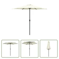 Parasole ogrodowe - The Living Store Parasol ogrodowy na aluminiowym słupku - 270x246 cm - piaskowy - Parasol Ogrodowy - miniaturka - grafika 1