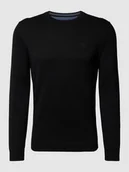 Swetry męskie - Sweter z dzianiny z okrągłym dekoltem - miniaturka - grafika 1