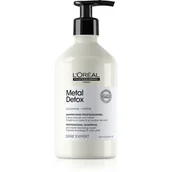 Szampony do włosów - L'OREAL PROFESSIONNEL Metal Detox Shampoo Szampon Po Koloryzacji Oraz Dekoloryzacji Z Glikoaminą 500ml - miniaturka - grafika 1
