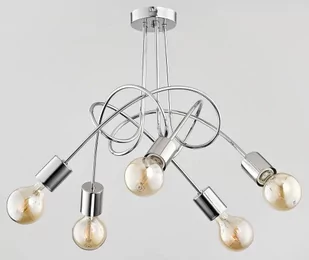 Lampa wisząca Tango 5 x 60 W E27 chrom 24465 - Lampy sufitowe - miniaturka - grafika 2