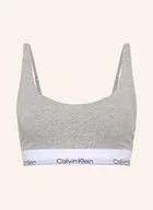 Biustonosze - Calvin Klein Biustonosz Bustier Icon Cotton Modal grau - miniaturka - grafika 1