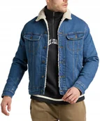 Kurtki męskie - Lee Sherpa Jacket Męska Kurtka Sherpa Przejściowa Azure L87Amwfw-2Xl - miniaturka - grafika 1