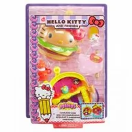 Zabawki AGD - Mattel Hello Kitty Zestaw Miniprzygoda Hamburger GVB28 GVB27_GVB28 - miniaturka - grafika 1