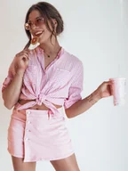 Spodenki damskie - Spodenki damskie SUMERLUXE jasnoróżowe Dstreet SY0344-M - miniaturka - grafika 1