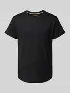 Koszulki męskie - T-shirt z wyhaftowanym logo - miniaturka - grafika 1
