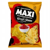 Chrupki - Eurosnack Chrupki Kukurydziane Maxi o Smaku Ketchupu i Sera Chrupiące 130G - miniaturka - grafika 1