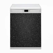 Dekoracje domu - Mata Bluedecor Magnes na zmywarkę Czarna tekstura 60x80 - miniaturka - grafika 1