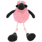 Wielkanoc - Baranek wielkanocny SASKA GARDEN Siedzący Różowy 35 cm - miniaturka - grafika 1