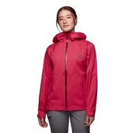 Odzież trekkingowa damska - Kurtka turystyczna p-deszczowa damska Black Diamond Stormline Stretch Rain Shell - miniaturka - grafika 1