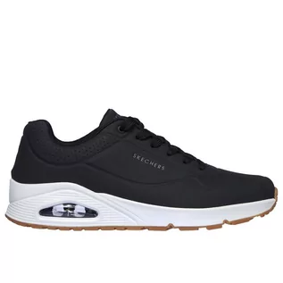 Sneakersy męskie - Buty Skechers Uno Stand on Air 52458BLK - czarne - grafika 1