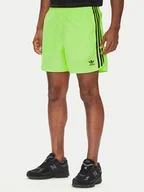 Spodenki męskie - adidas Szorty sportowe adicolor Classics Sprinter JY1269 Zielony Regular Fit - miniaturka - grafika 1
