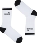 Skarpetki dla dzieci - Skarpetki młodzieżowe Kubota Sport White Double Black - miniaturka - grafika 1