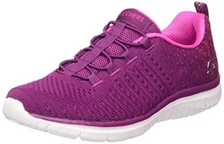 Trampki damskie - Skechers Damskie trampki Virtue, czerwone, 6,5 UK - grafika 1