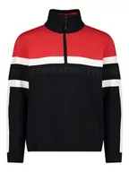 Swetry męskie - CMP Sweter w kolorze czarno-czerwonym - miniaturka - grafika 1