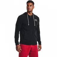 Bluzy męskie - Męska bluza dresowa rozpinana z kapturem UNDER ARMOUR UA RIVAL TERRY LC FZ - miniaturka - grafika 1