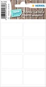Etykiety do drukarek - HERMA 15660 etykiet wielofunkcyjnych (25 x 40 mm, 6 arkuszy, papier, matowy) samoprzylepne, trwałe etykiety gospodarstwa domowego do opisywania ręcznego, 48 etykiet samoprzylepnych, białe - miniaturka - grafika 1