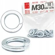 Śruby i nakrętki - Podkładka sprężysta M30 sprężynowa DIN 127 płaska ocynkowana 10szt. - miniaturka - grafika 1