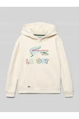 Bluzy damskie - Bluza z kapturem o kroju regular fit z mieszanki bawełny - Lacoste - miniaturka - grafika 1