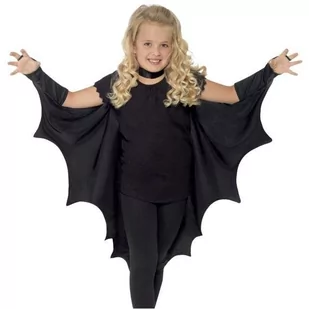 Smiffys Peleryna nietoperz Halloween 44414 - Dodatki do strojów karnawałowych - miniaturka - grafika 1