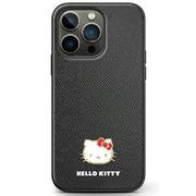 Etui i futerały do telefonów - Oryginalne Etui SAMSUNG GALAXY Z FLIP 5 Hello Kitty Hardcase Metal Logo Kitty Head (HKHCZF5PGHDLMK) czarne - miniaturka - grafika 1