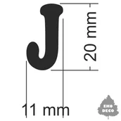 Dekoratorstwo - EKO-DECO, literka do napisów, J - miniaturka - grafika 1