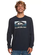 Koszulki męskie - Quiksilver Koszulka męska Basic Blue XS - miniaturka - grafika 1
