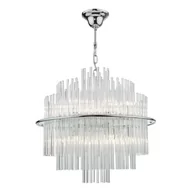 Lampy sufitowe - Żyrandol Lukas 13 Light Pendant Polished Chrome Glass - miniaturka - grafika 1
