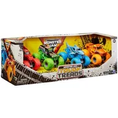 Samochody i pojazdy dla dzieci - Monster Jam 4 ciężarówki zestaw Tough Treads - miniaturka - grafika 1